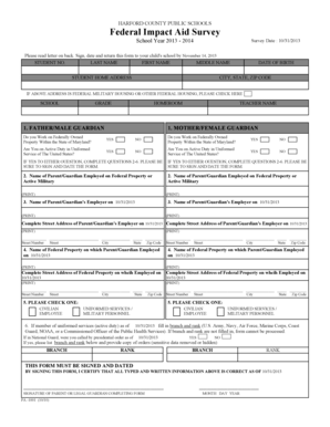 Federal Impact Aid Survey