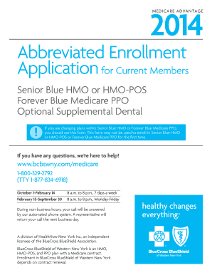 Medicare Advantage Enrollment Application