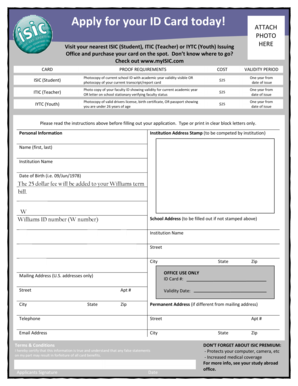 ID Card Application Form