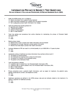 Infprmation Privateness And Secruity Verify Thoughts And photo about Printable Hipaa Quiz referred to as Infprmation Privateness And Secruity Attempt Thoughts And