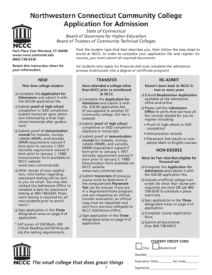 Connecticut Community College Application