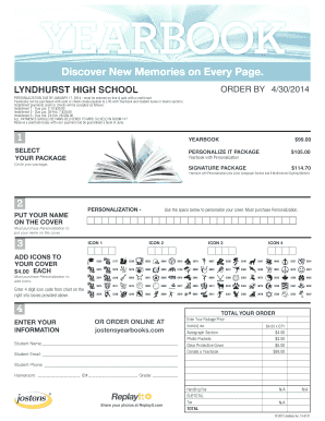 Cub log book - Yearbook Order Form - Lyndhurst School - lyndhurstschools