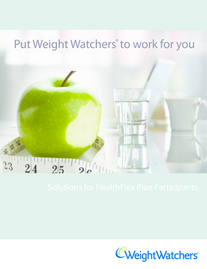 Weight Watchers HealthFlex Reimbursement Form