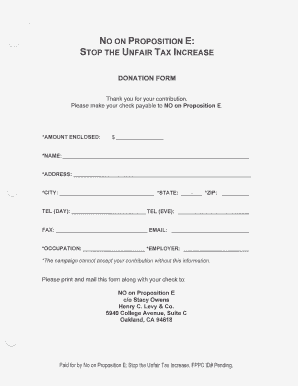 Donation Form