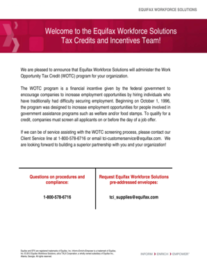 Work Opportunity Tax Credit (WOTC) Screening Instructions