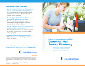 OptumRx Mail Service Pharmacy Order Form