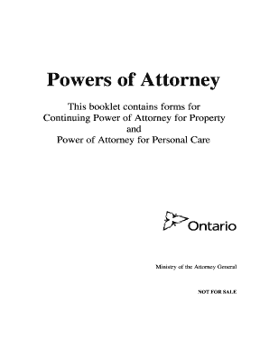 Ontario Power of Attorney Forms
