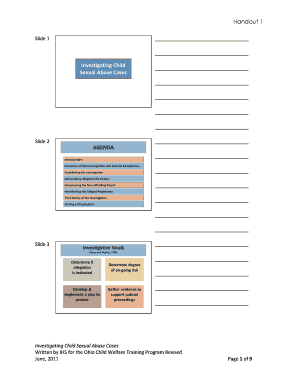Handouts - The Ohio Child Welfare Training Program