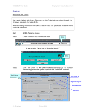 Security work order format - Job Orders, Binoculars, or Job Order - Access Washington - wa