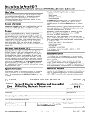Form 592-V Payment Voucher