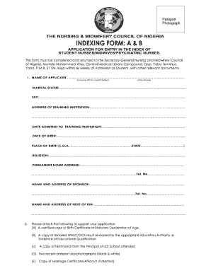 indexing in nursing