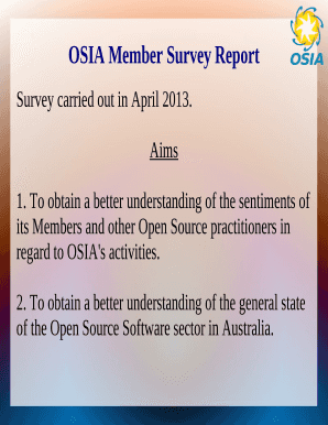 OSIA Member Survey Report