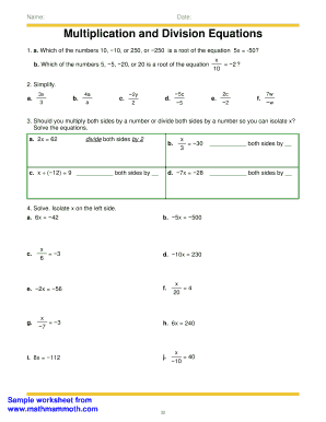Fillable Online Math Mammoth Grade 7A Worksheets Collection Fax Email