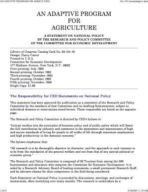 Lie detector results template - AN ADAPTIVE PROGRAM FOR AGR - NORM Economics - normeconomics