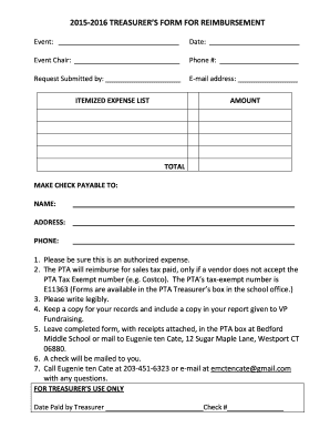 Reimbursement template - BMS Expense Reimbursement Form 2015-16.doc - bms westport k12 ct