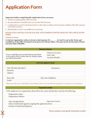 Application Form - awel.coop