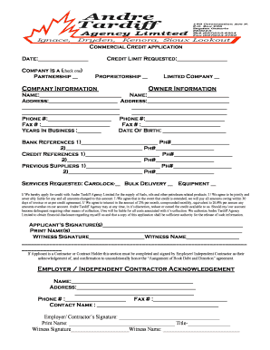 Company Information Owner Information - Andre Limited - tardiff