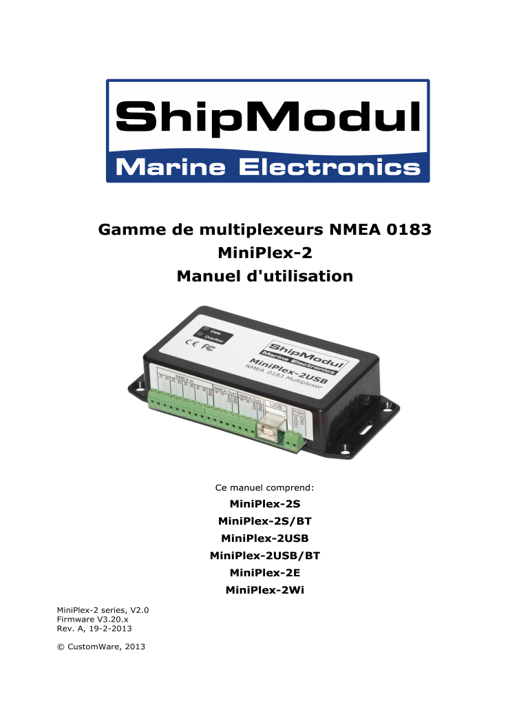 miniplex nmea 0183 Preview on Page 1.