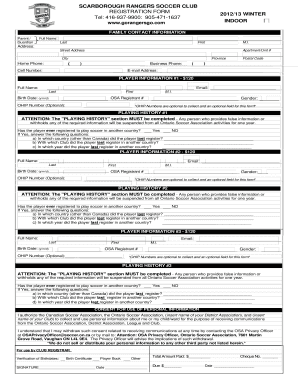 OSA Minimum Requirements Club Multi Player Registration Form - Data Entry by Clubs.doc