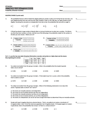 Ged practice test pdf - ap statistics chapter 5 test