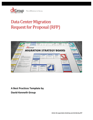 Rfp tracker template excel - Data Center Migration RFP Template - davidkennethgroup.com