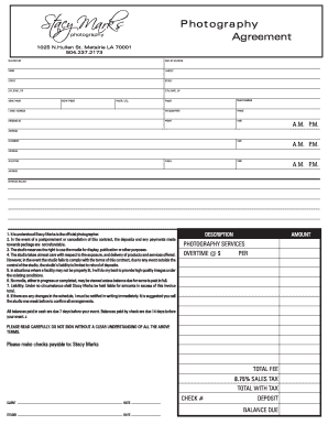 Videography contract template - Photo-contract.cdr