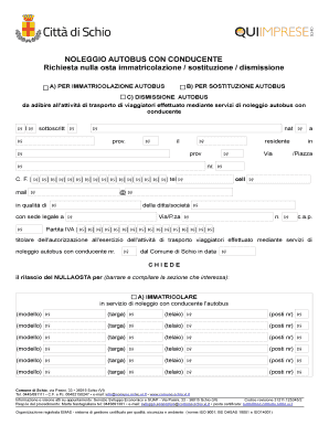 Bus Rental Authorization Request
