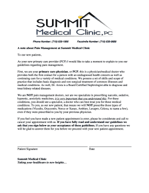 Doctor letterhead india pdf - Patient pain management guidelines with Summit Letterhead.docx