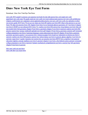 Fillable Online 104 131 86 Dmv New York Eye Test Form. dmv new york eye ...