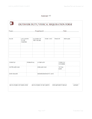 outdoor duty application