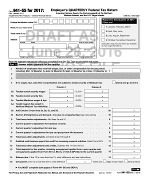 941 form for 2017
 10ss - Fill Online, Printable, Fillable, Blank | PDFfiller
