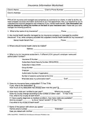 Editable discharge planning mental health worksheet - Fill Out & Print