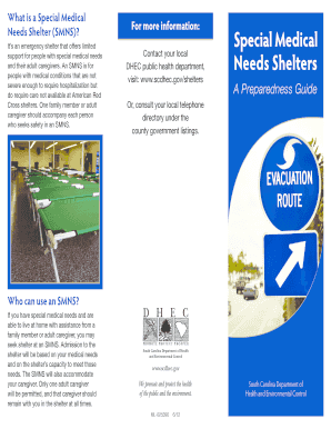 Special Medical Needs Shelters