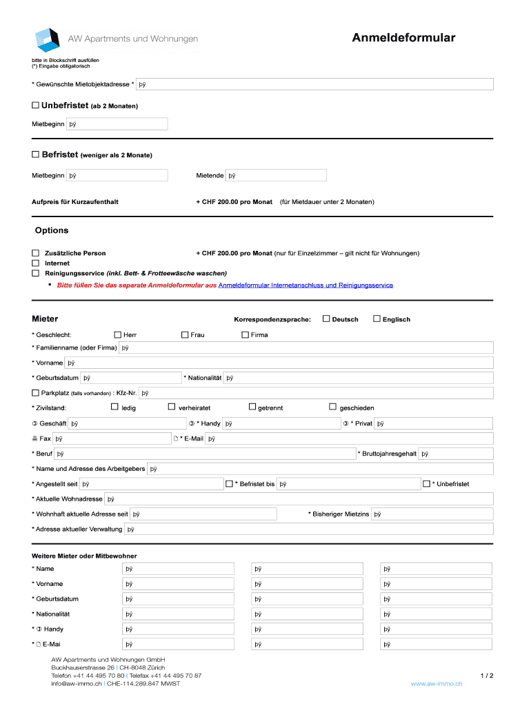 Form preview