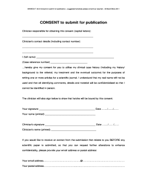 Crown brief example - HANDOUT 40.2 CONSENT to submit for publication - davidblore co