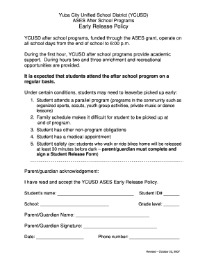 Early Release Policy-English.doc - lincrest ycusd k12 ca