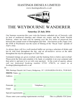 THE WEYBOURNE WANDERER - Hastings Diesels Ltd - hastingsdiesels co