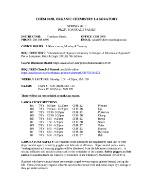 Sample marketing plan pdf - Chem242B syllabus - catalyst uw