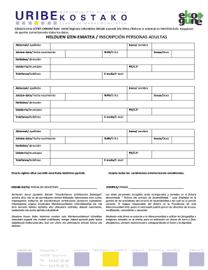 Letter of attornment - Inscripci n Mendi Martxa ADULTOS - uribekosta