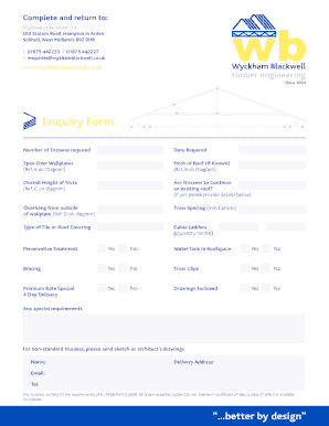 Fishbone diagram template powerpoint - C B Enquiry Form - Wyckham Blackwell - wyckhamblackwell co