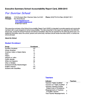 Po box 92079 long beach ca - 2005-06 SARC Template (in Word) - School Accountability Report Card (CA Dept of Education). Word version of the 2005-06 School Accountability Report Card (SARC) template. - sunriseschool