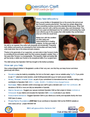 Google docs resume format - Every face tells a story - operationcleft.org.au - operationcleft org