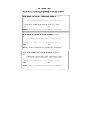 Newspaper publisher template - ENTRY FORMS ADULTS - lindfieldhorts.org.uk - lindfieldhorts org