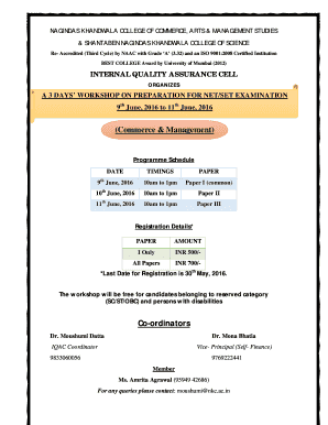 Professional services invoice template word - Co-ordinators (Commerce & Management) - Nagindas Khandwala ... - nkc ac