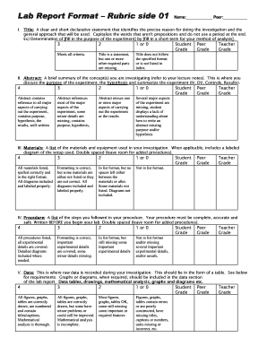 Lab report example - Lab Report Format - yayscienceclass