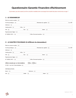 Questionnaire Garantie Financire dAchvement - sfs-nouvelle-caledonie