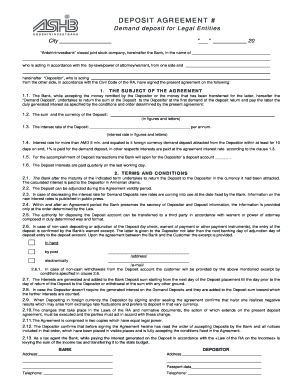 Demand deposit for Legal Entities - ArdShinBank - ardshinbank
