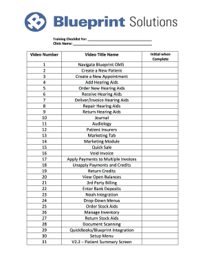 Research question worksheet pdf - Training Checklist For: Clinic Name: - Blueprint Solutions - blueprintsolutions