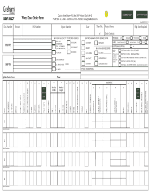 Graham Wood Doors Mason City Iowa Fill Online Printable