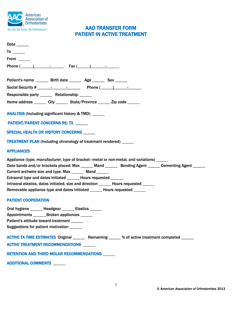 PATIENT IN ACTIVE TREATMENT Preview on Page 1